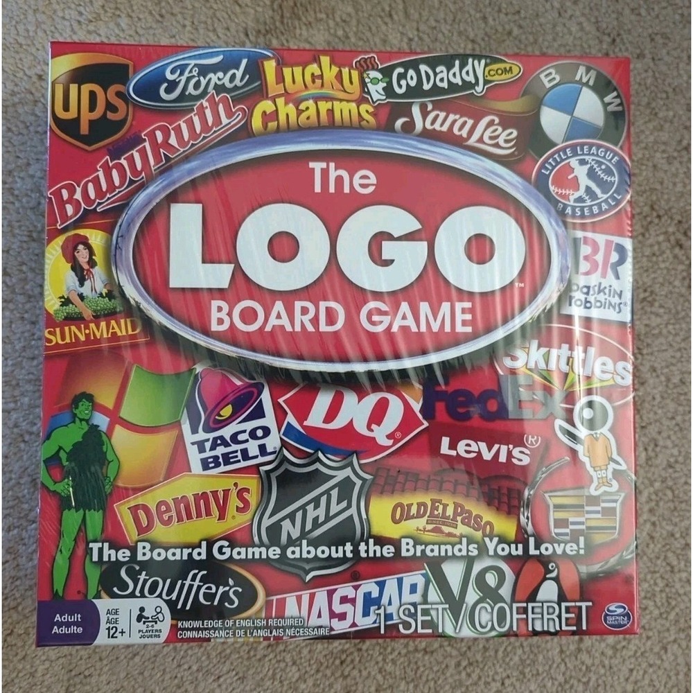 Logo Board Game Spin Master New‎ Sealed